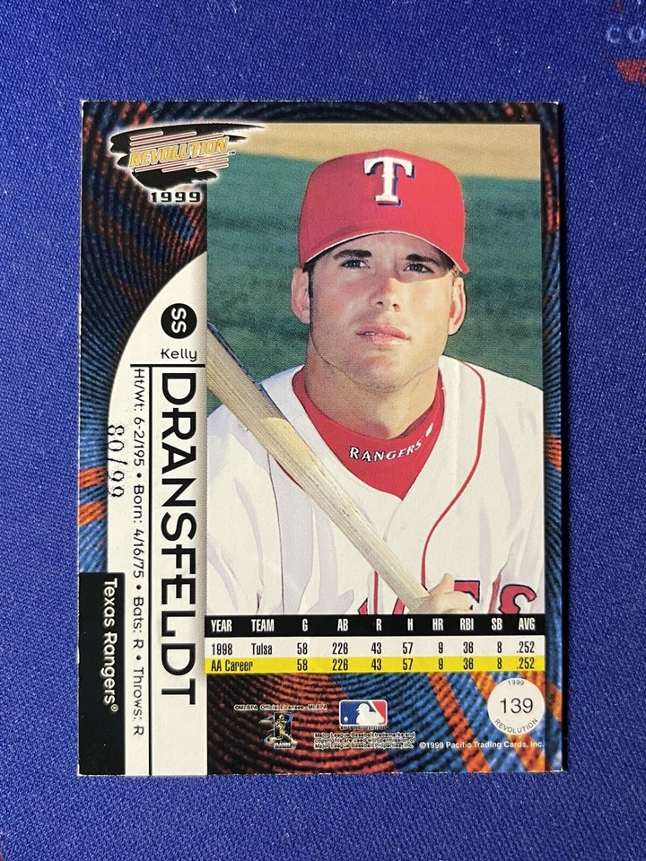 1999 Pacific Revolution Shadow Series /99 Kelly Dransfeldt 139 (RC