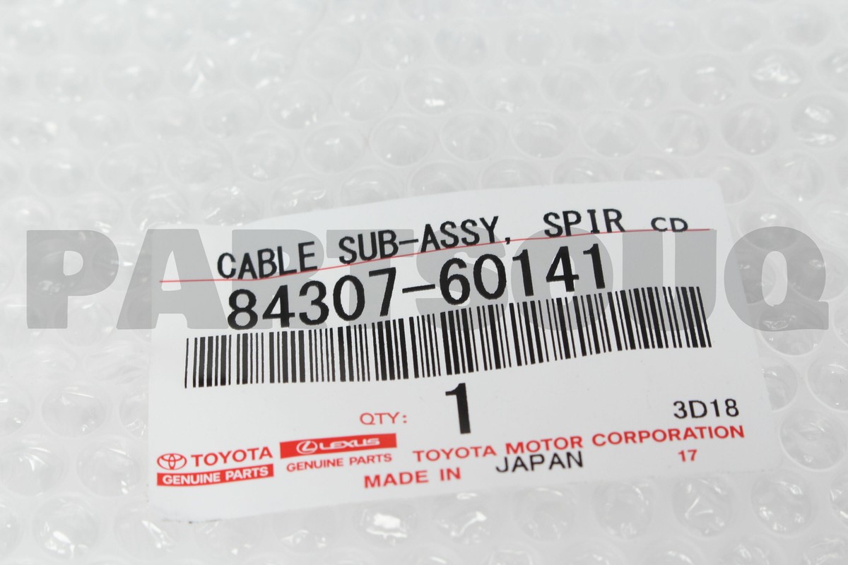 8430760141 Genuine Toyota CABLE SUBASSY 84307-60141 | eBay