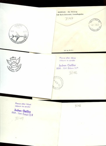 FIRST FLIGHT COVERS ...PRICED as GROUPS of 6 ...by AIRLINE COUNTRY EUROPE etc.. - Picture 38 of 44