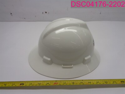 MSA V-Gard Protective Hat/Cap/ Helmet Type 1 Class E White Medium United Forming