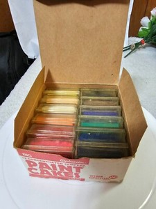 Big Alphacolor 12 concentrated Tempera Paint Cakes- New old stock