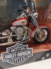 Vintage 1999 Barbie Harley Davidson Fat Boy Motorcycle 23116 Mattel New In Box