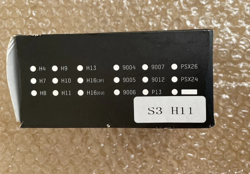 Led Headlight S3 H11 LED Headlight Globes Bulbs Kit 6500K White Lamp - Image 2 of 2