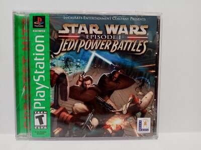 Star Wars Episode 1 One Jedi Power Battles Sony Playstation PS1 ...
