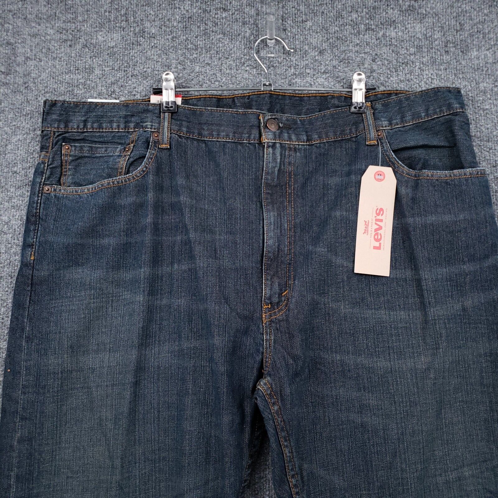 Levi's 559 Jeans Mens 44x30 Big & Tall Mid-Rise Relaxed Straight Blue Denim  NEW | eBay