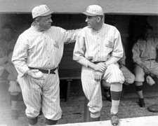 Brooklyn Robins (Dodgers) Wilbert Robinson and Jake Daubert 1917 Photo