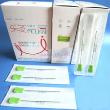 Acupotomy Knife Acupuncture knife no tube Plastic leaf handle 50pcs/Box~