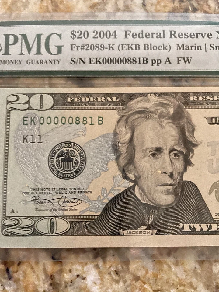 PMG 65 20 Dollar Bill  - Image 4 of 4