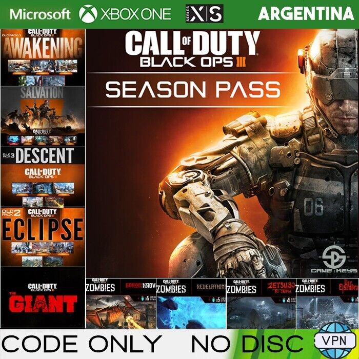 Call of Duty: Advanced Warfare Season Pass DLC Xbox One KEY Argentina ☑VPN-  WW