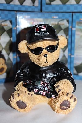 NEW COMPLETE SET - NASCAR Teddy BEARS Bank Action Collectible