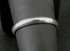Ring Silver Stackable Band Sleek Smooth Sterling 925 Size 9 Band RIng