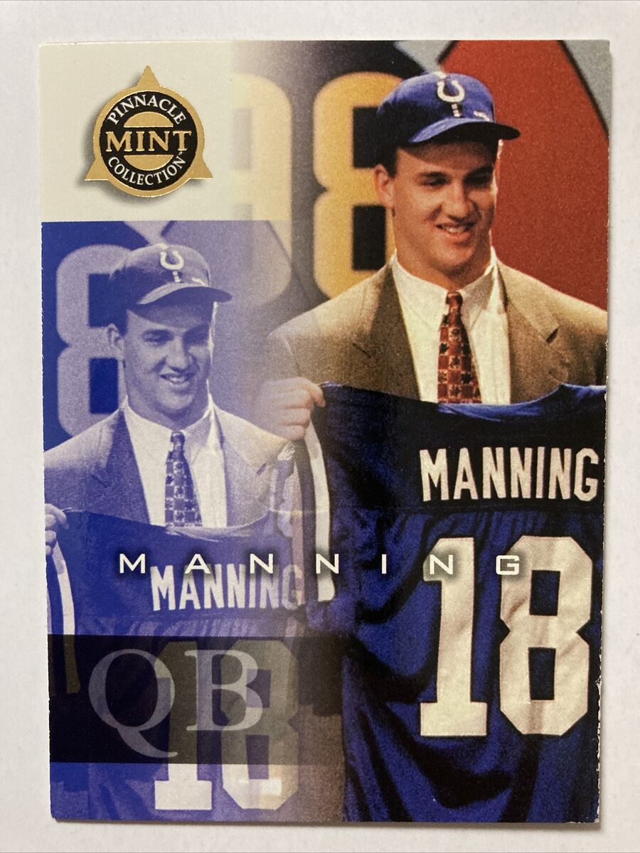 Peyton Manning 1998 Pinnacle Mint Collection Rookie Card #66 Peyton Manning 1998 Pinnacle Mint Collection Rookie Card #66