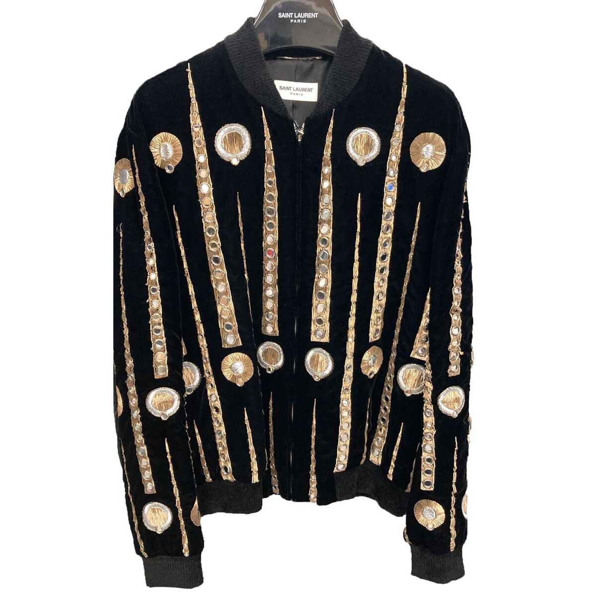 Saint Laurent Jacket With Jukebox Embroidery In Medium | eBay Saint Laurent Jacket With Jukebox Embroidery In Medium | eBay