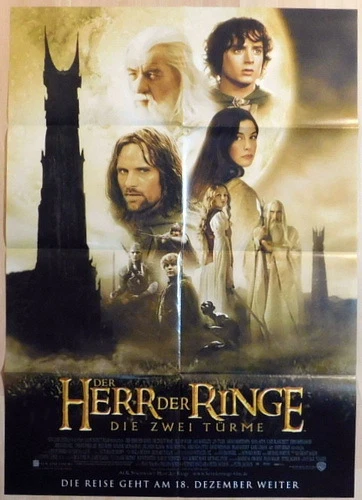 The Lord of the Rings: The Two Towers Movie Poster 2002 1 Sheet