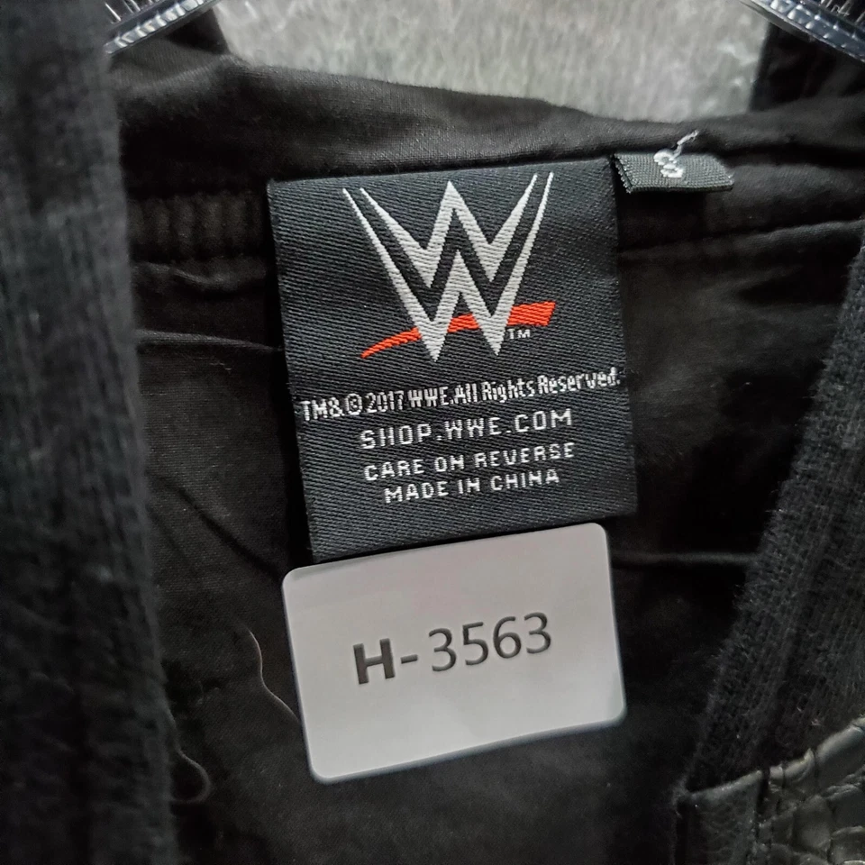 Chaqueta WWE Hombres Pequeña Negra Sudadera con Capucha AJ Styles The Phenomenal One P1 Tachonada LEER Foto 2 de 4