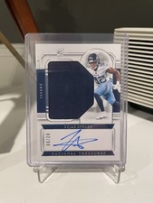 2023 National Treasures Tyjae Spears RPA RC /99 | Titans Rookie Patch Auto