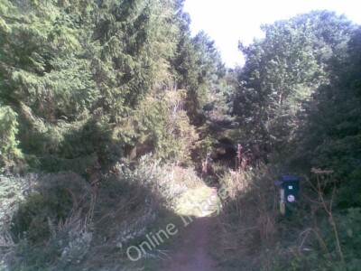 Foto 6x4 Butchers Lane Boughton \/SP7565 Als es auf T c2010 in einen Fußweg übergeht
