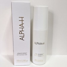 NIB Alpha-H Liquid Gold Exfoliating Treatment with Glycolic acid 100ml MSRP 54