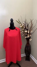 NWT Halston womens Red dress size 4