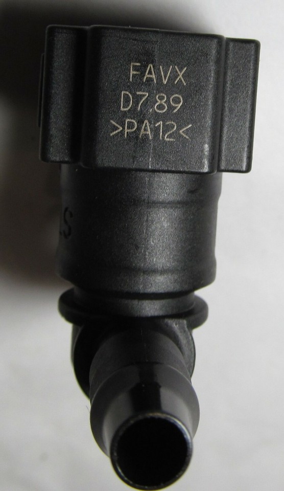 STAR D7.89 PA12 NYLON FUEL LINE 3-WAY QUICK CONNECT TEE 7.89mm SAE 1/4 ...