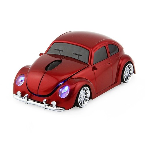 2.4G Red classic fans club VW beetle car wireless mouse Mice for pc Xmas gift - Picture 13 of 31