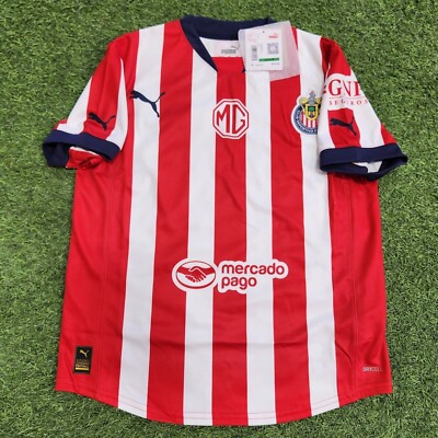 Puma Chivas Guadalajara Home 24-25 Youth Soccer Jersey Red-White