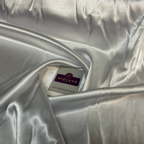 Stretch Satin Luxurious Plain dress Fabric Sold per Metre M1833 - Picture 14 of 14