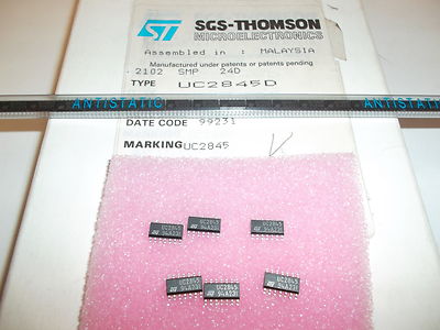 2 Stück / 2 pieces UC2845D  CURRENT MODE PWM CONTROLLER IC SO-14 UC3845 NEW ~