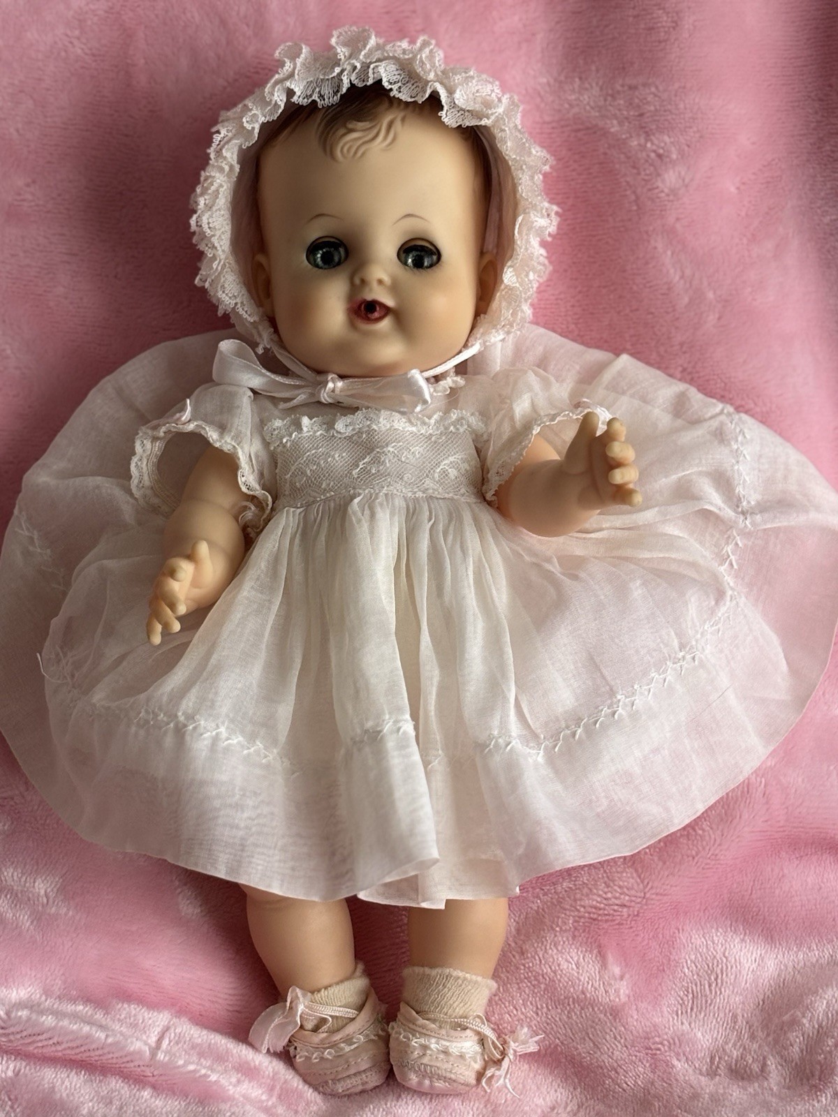 1950&rsquo;s Madame Alexander Kathy Doll. 11&rdquo; Original Clothes