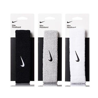 Nike Swoosh Stirnband BN2091 2024 Modell Set Schwarz/Weiß/Grau Japan
