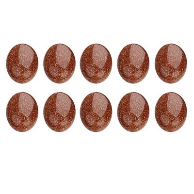  10pcs 18x25mm DIY Patches Oval Stein Flat Back Paster Schmuck Herstellung