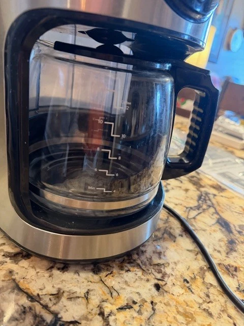 KitchenAid 12 Cup Glass Carafe Black Coffee Maker - Image 2 of 4