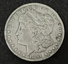 1891-CC Morgan Silver Dollar
