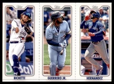 2022 Topps Opening Day #TPC-4A /TPC-4B /TPC-4C Bichette /Guerrero Jr. /Hernandez
