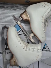 Edea Overture Figure Skates 250B – Sterling Blades – Like New, Full Stiffness