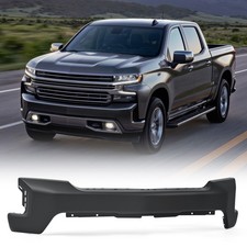 Fits 2019-2022 Chevy Silverado 1500 Black Steel Front Bumper Face Bar Gm1002875 Fits 2019-2022 Chevy Silverado 1500 Black Steel Front Bumper Face Bar Gm1002875