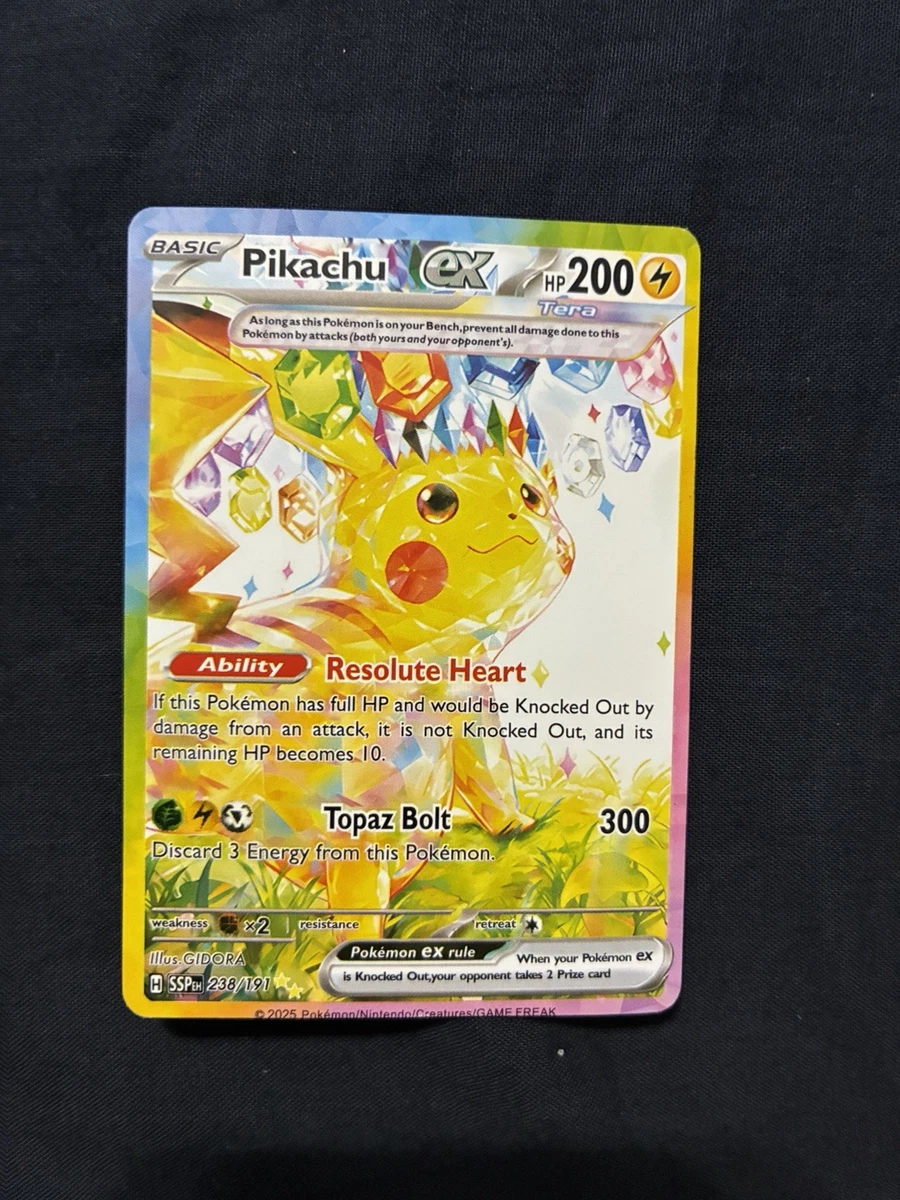 Pikachu Ex Pokémon TCG Cards for sale | eBay