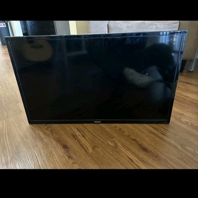Toshiba Black Flat Screen TV Sleek Modern Design High Quality Display Television