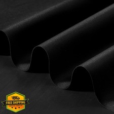 Black 600D Nylon Waterproof Fabric 59" Wide 1 Yard Outdoor Upholstery