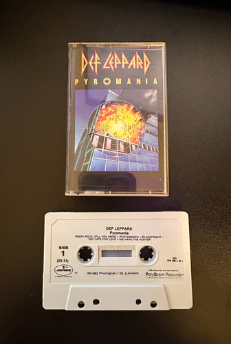 Pre-owned Def Leppard Pyromania Cassette Tape (1983) TESTED/WORKING - Picture 4 of 5
