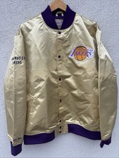 Mitchell Ness Los Angeles Lakers NBA Satin Jacket XL NWT MSRP 135
