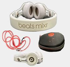 Beats Mixr White Wired Headphones  White/White RoseGold  VERY Limited Colorway