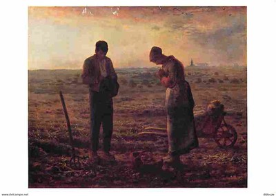 Postkarte - Kunst - Malerei - Jean François Millet - L'Angelus - CPM - Siehe S