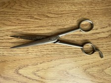 Vintage Solingen Germany Barber Hair Cutting Shears 7.25in Steel