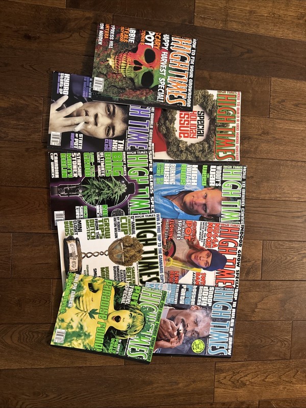 9-High Times 2000 Illustrated Cannabis Cultivation Magazine Lot 2 Monthly Issues