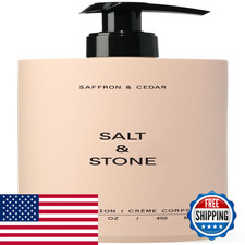 Salt Stone Salt Stone Body Lotion For Women Men Saffron Cedar Hydrates
