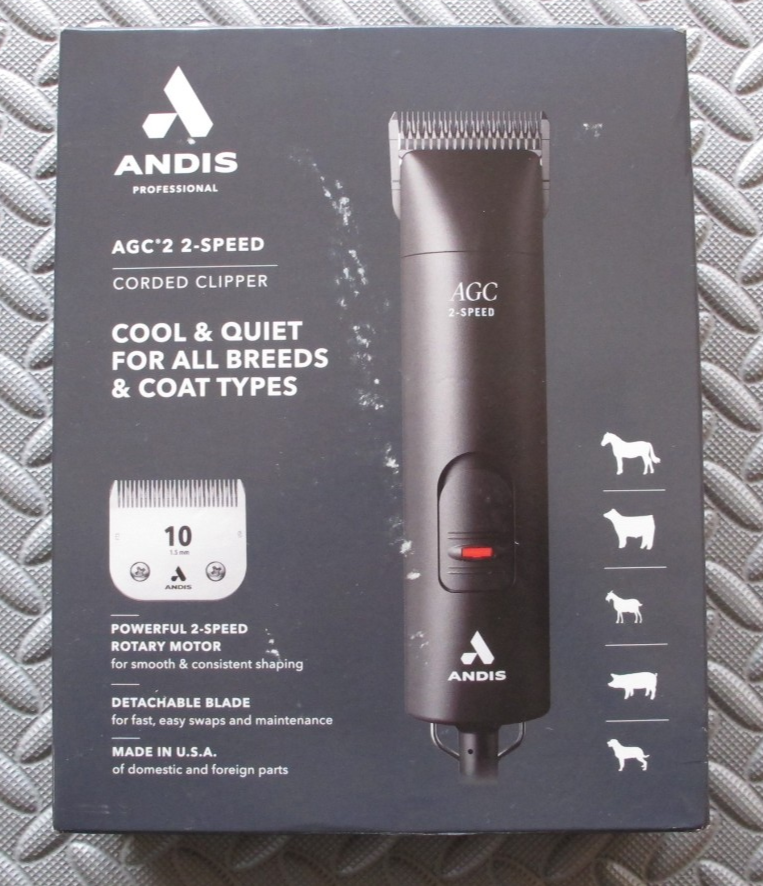 Andis 24675 UltraEdge 2-Speed Detachable Blade Dog Clipper AGC2 Black