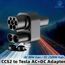 CCS2 to Tesla AC+DC Adapter for Tesla car CCS2 Combo NACS Adapter