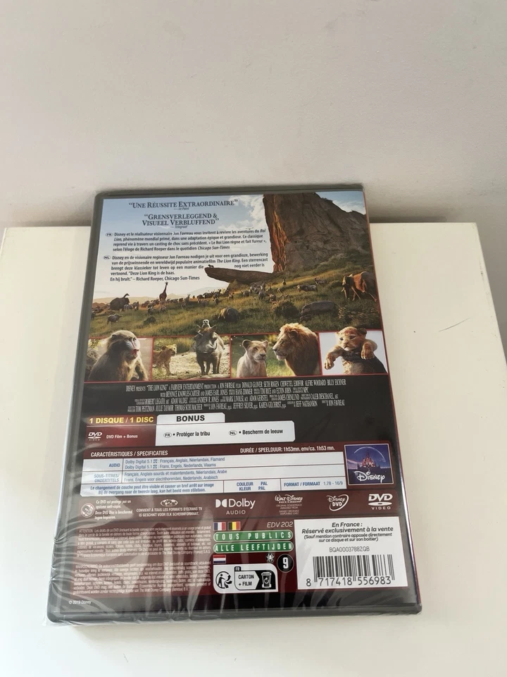 DVD Le Roi Lion Le Film Neuf sous Blister - Photo 4/4