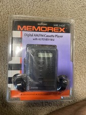 Collector Memorex MR3400 Digital AM/FM Cassette Player NOS Sealed New